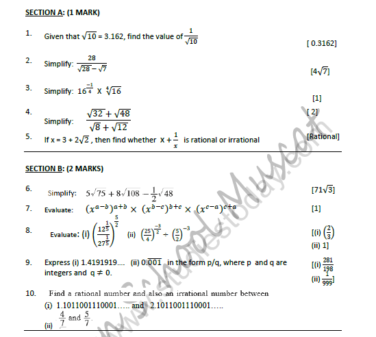 cbse-class-9-mathematics-number-systems-worksheet-set-b